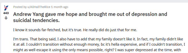 Yang gang cured depression